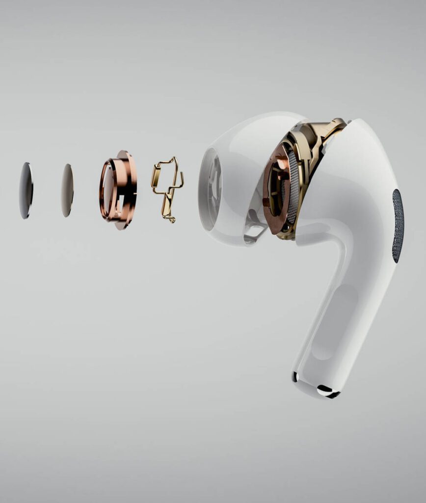 airpod explosion render