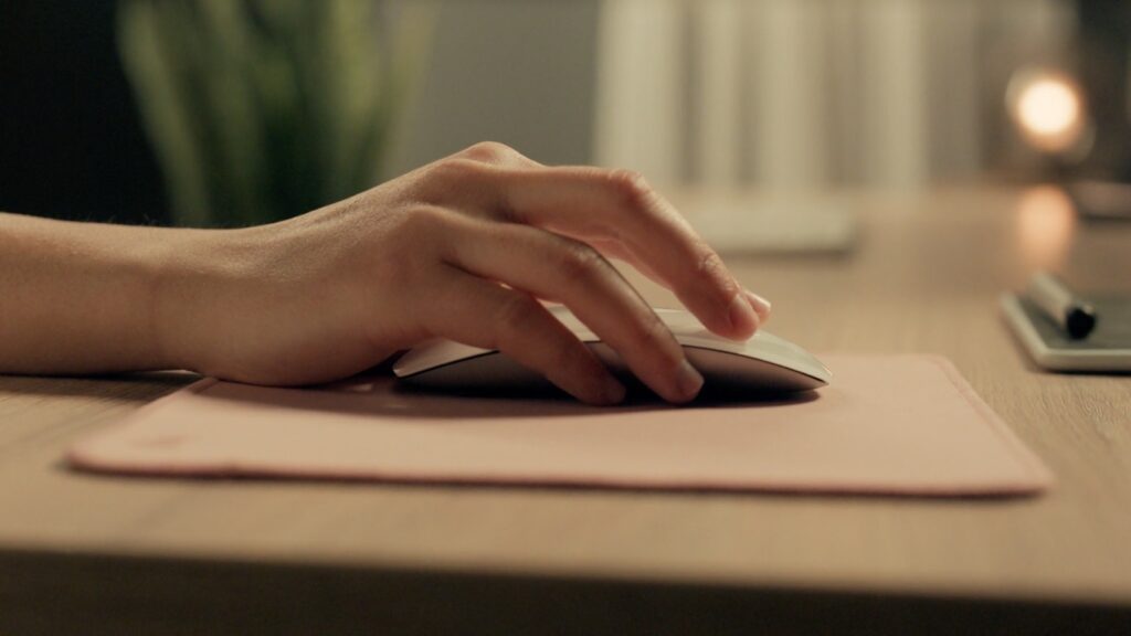 a female producer conducting pre-production for a video production