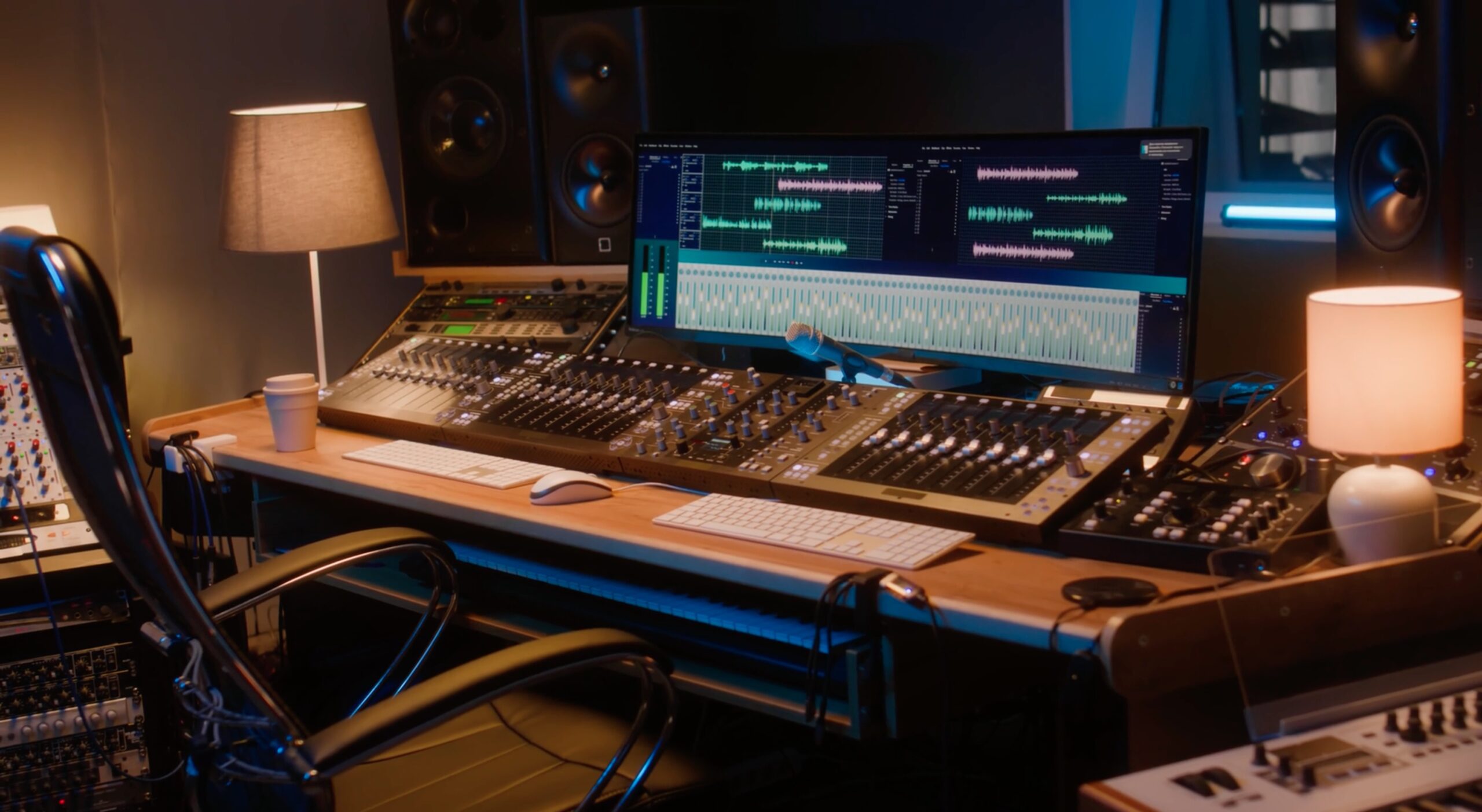 audio setup of a video editor – Lumira Studio