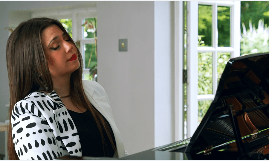 Lara plays ChopinConcerto Kawai UK Lumira Studio