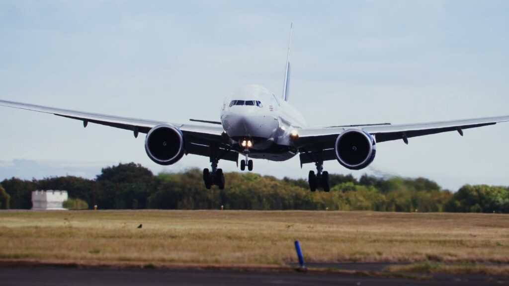 One Air, a 777F filmed on the ramp at Cardiff Airport.
