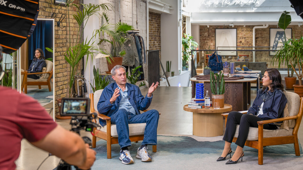 Corporate video production filming